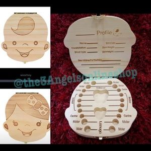 Wood Tooth fairy storage